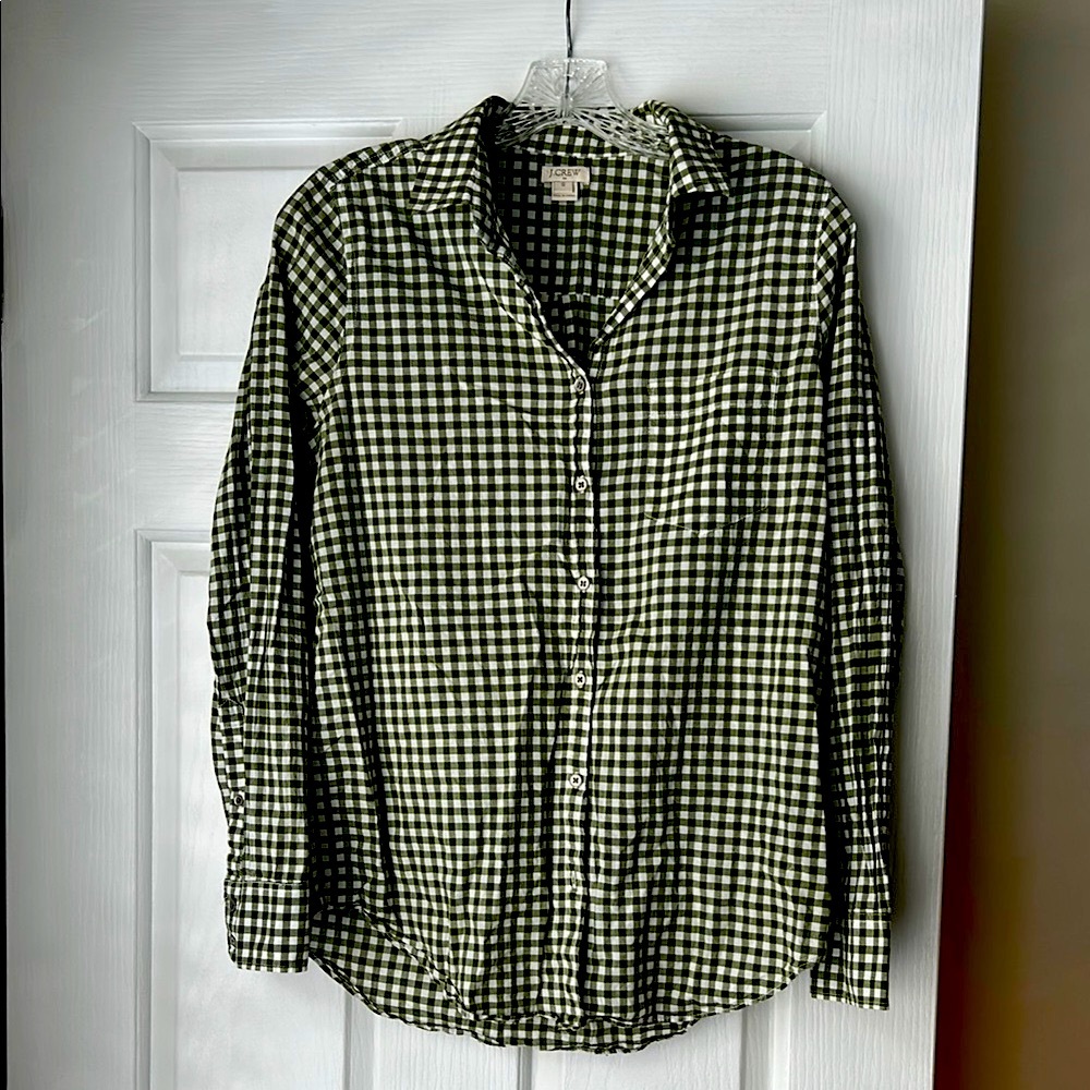 Green Checkered Women’s Shirt